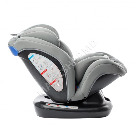 Автокресло 0-36 kg Glamvers SIRIUS Black, Grey